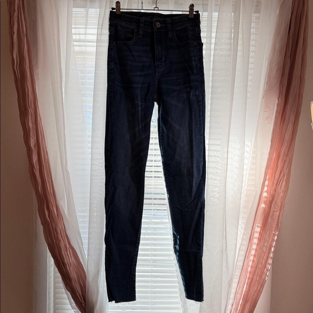 American Eagle - Dark Blue Skinny Women's Jeans